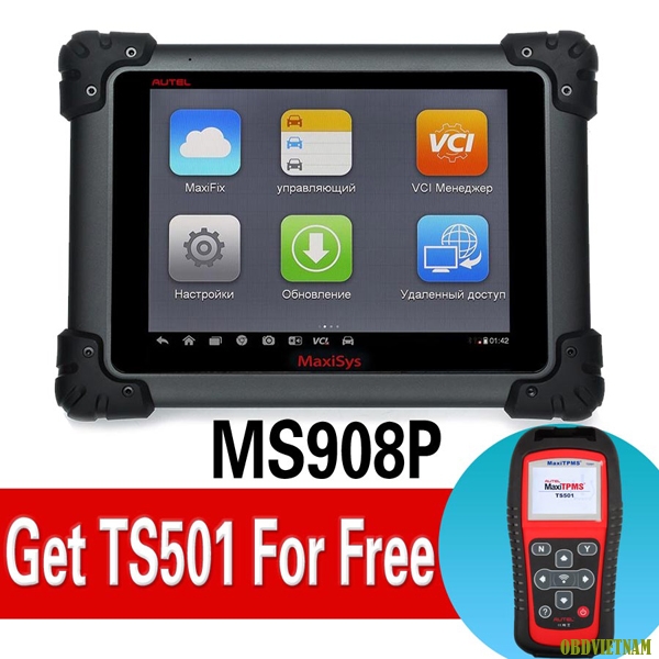 WiFi AUTEL MaxiSYS Pro MS908P Diagnostic System get TS501 for free DHL free shipping